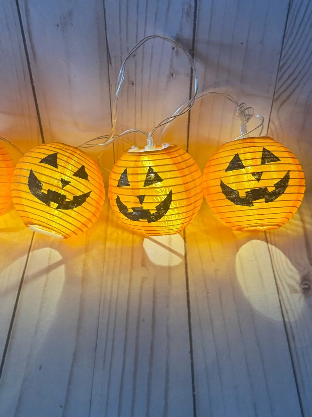 Jack-O-Lantern paper lantern party lights